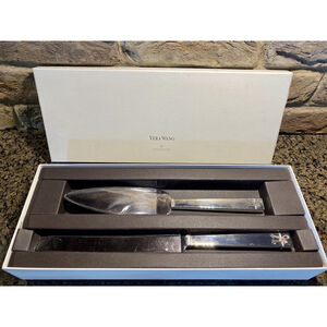 Wedgwood Vera Wang LOVE KNOTS Cake Knife Serving Set